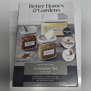 Better Homes And Gardens Container Set with Labels